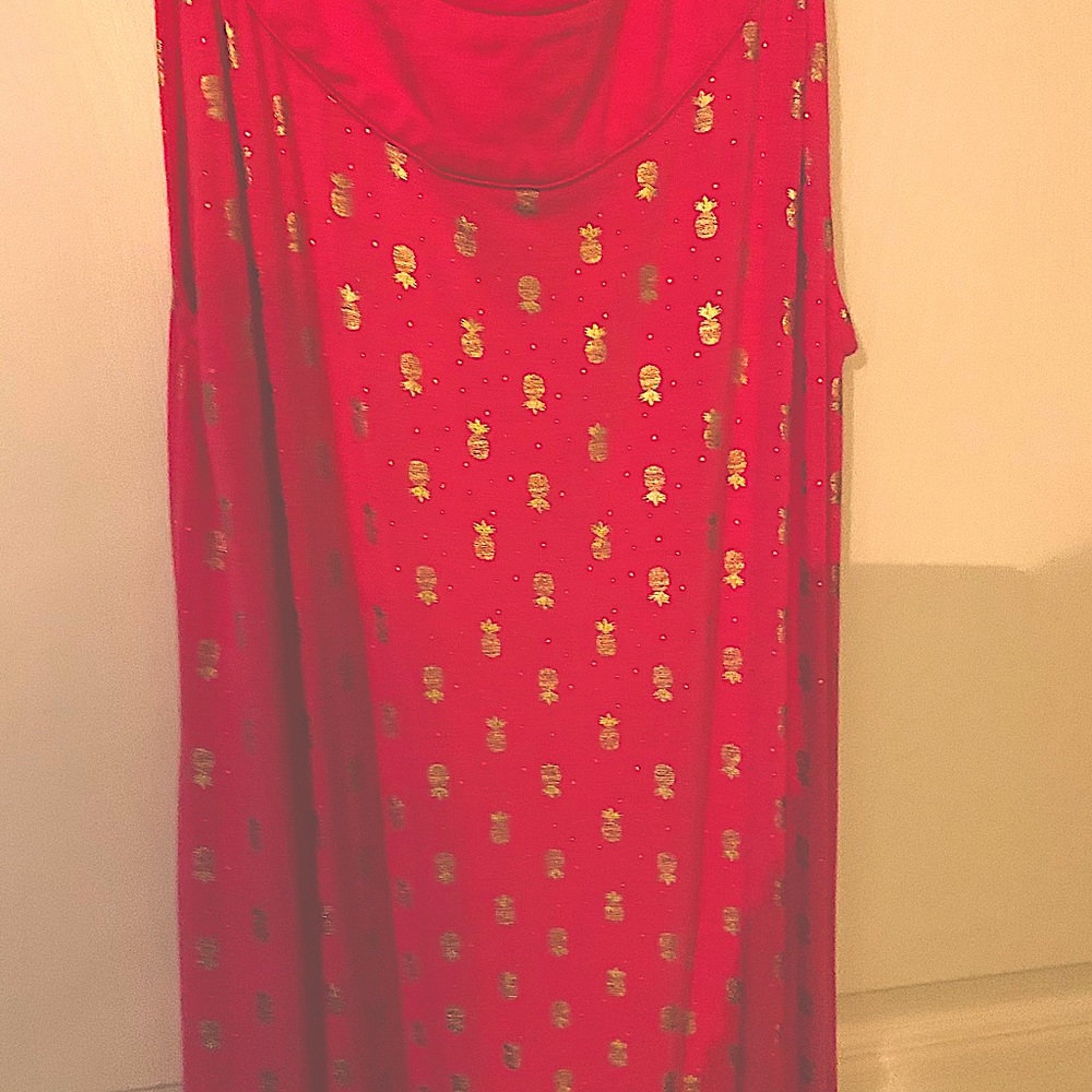 Dress pink and gold
